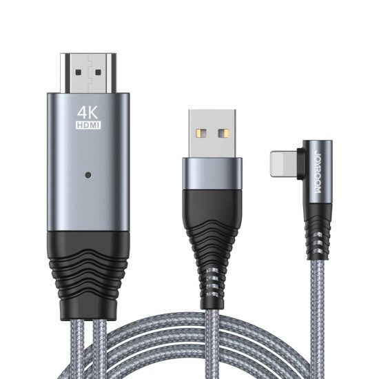 Joyroom Lightning - HDMI 4K 60Hz Adapter - Szürke