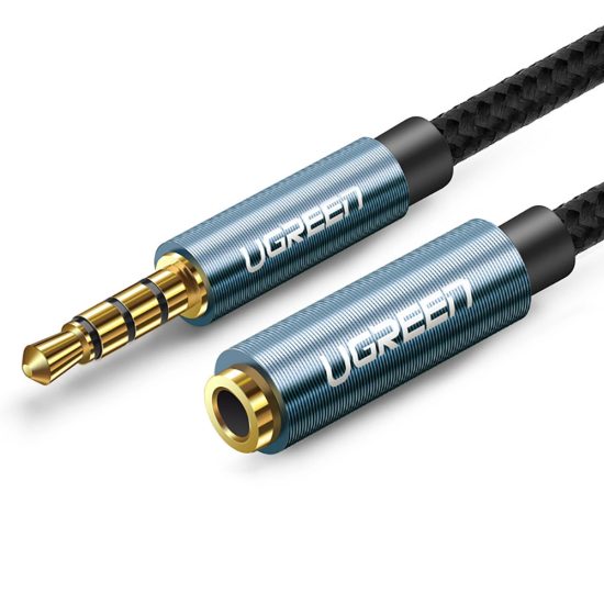 UGREEN AV118 Audio hosszabbító kábel - 3.5mm jack - 1m - Kék