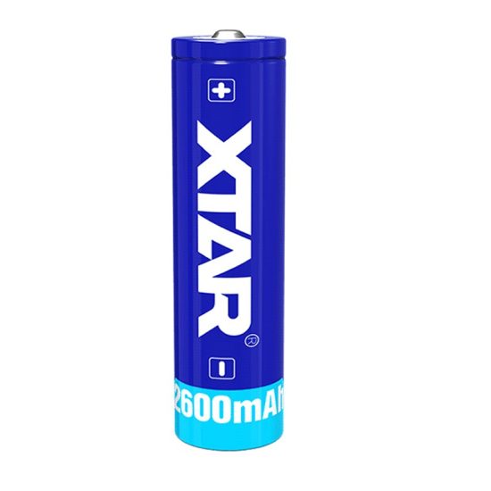 Xtar 18650 3,7V 2600 mAh védett Li-Ion akkumulátor